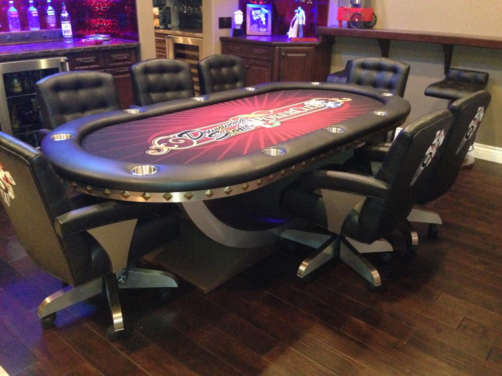 Siamun Texas Hold 'em Poker Table - Pharaoh USA