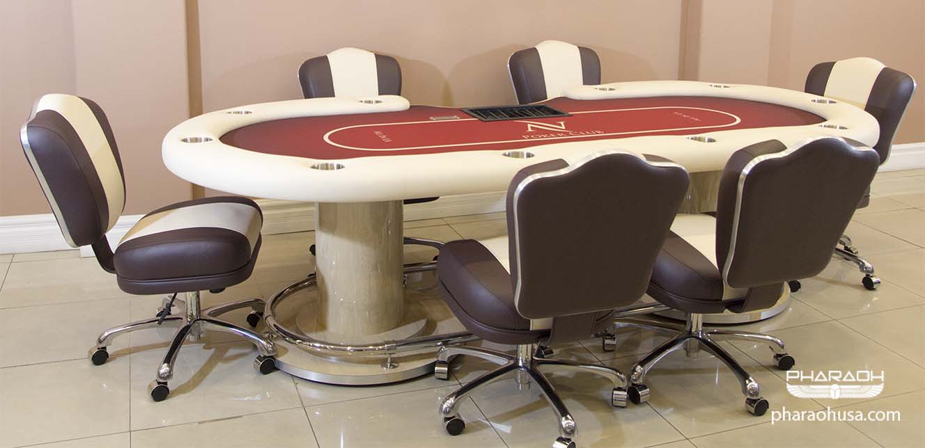 Nile Texas Hold 'em Poker Table - Pharaoh USA