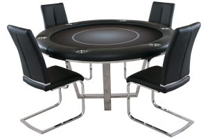 Manetho Round Poker Table with Chairs